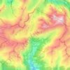 Loèche-les-Bains topographic map, elevation, terrain