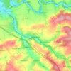 Brechen topographic map, elevation, terrain