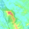 Woondum topographic map, elevation, terrain