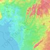 Sanaga-Maritime topographic map, elevation, terrain