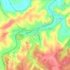 Steelville topographic map, elevation, terrain