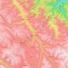 Paucartambo topographic map, elevation, terrain