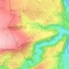 Lysolaje topographic map, elevation, terrain