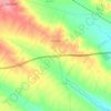 Chucena topographic map, elevation, terrain