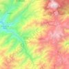 El Tablón de Gómez topographic map, elevation, terrain