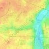 Luisant topographic map, elevation, terrain