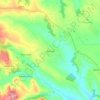 Luznice topographic map, elevation, terrain