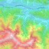 Resiutta topographic map, elevation, terrain