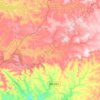 Vargem Bonita topographic map, elevation, terrain