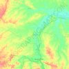 Ujan Mas topographic map, elevation, terrain