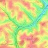 Castle Shannon topographic map, elevation, terrain