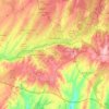 Çerkezköy topographic map, elevation, terrain