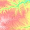 Haakon County topographic map, elevation, terrain