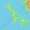 Kakeromajima topographic map, elevation, terrain