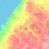 Ylivieskan seutukunta topographic map, elevation, terrain