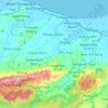 Trienggadeng topographic map, elevation, terrain