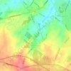 Swannington topographic map, elevation, terrain