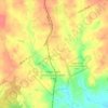 Stem topographic map, elevation, terrain