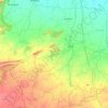 Banka topographic map, elevation, terrain