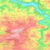 Hartha topographic map, elevation, terrain