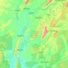 Prestea-Huni Valley Municipal District topographic map, elevation, terrain