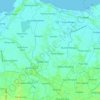 Sukadiri topographic map, elevation, terrain