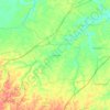 Lembak topographic map, elevation, terrain