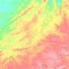 Juru topographic map, elevation, terrain