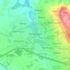 Skelmersdale topographic map, elevation, terrain