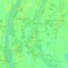Ráckeve topographic map, elevation, terrain