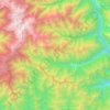 Korphu Gewog topographic map, elevation, terrain