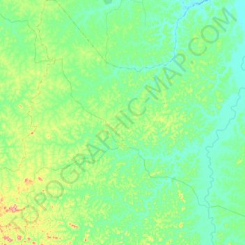 Altamira do Maranhão topographic map, elevation, terrain