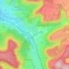 Killer topographic map, elevation, terrain