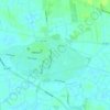 Hedon topographic map, elevation, terrain