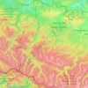 Urupsky District topographic map, elevation, terrain