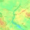 Horodnia topographic map, elevation, terrain