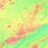 Karauli topographic map, elevation, terrain