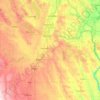 Red Deer County topographic map, elevation, terrain