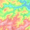 Cornworthy topographic map, elevation, terrain