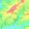 Little Somborne topographic map, elevation, terrain