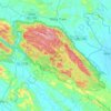 Cuc Phuong National Park topographic map, elevation, terrain
