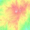 Abeïbara Cercle topographic map, elevation, terrain