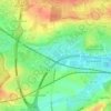 Merl topographic map, elevation, terrain