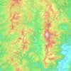 Mae Chaem topographic map, elevation, terrain