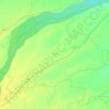 Kaler topographic map, elevation, terrain