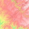 Vacaria topographic map, elevation, terrain