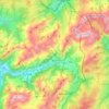 Bellegarde topographic map, elevation, terrain