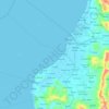 Luna topographic map, elevation, terrain