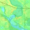 Sanford topographic map, elevation, terrain