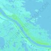 Port Sulphur topographic map, elevation, terrain